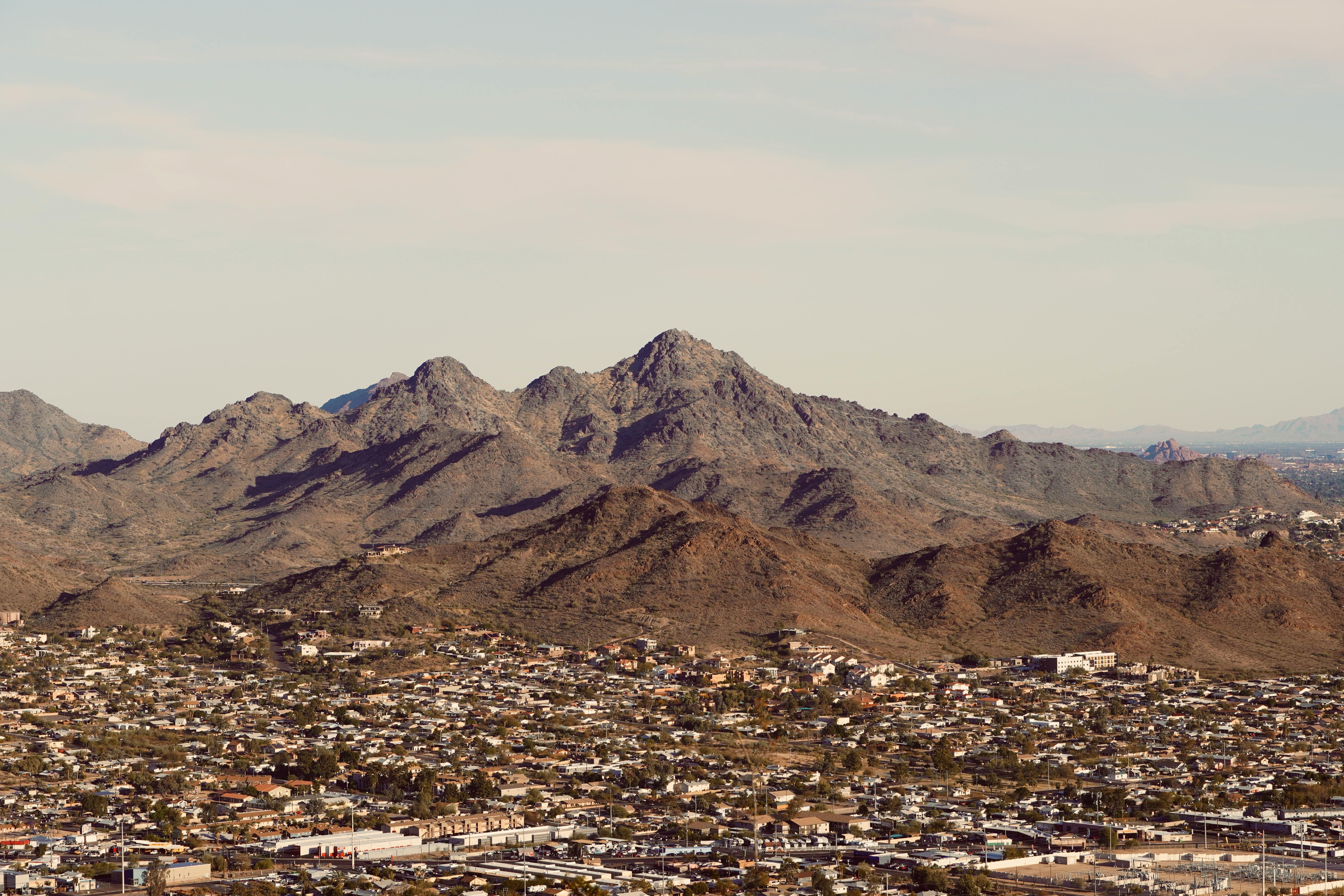 looking at Piestewa Peak Phoenix Mountain Preserve